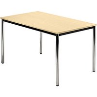 HAMMERBACHER Konferenztisch VDR12 ahorn rechteckig, Rundrohr chrom, 120,0 x 80,0 x 72,0 cm HAMMERBACHER Konferenztisch VDR12 ahorn rechteckig, Rundrohr chrom, 120,0 x 80,0 x 72,0 cm von HAMMERBACHER