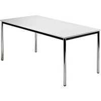 HAMMERBACHER Konferenztisch VDR16 lichtgrau rechteckig, Rundrohr chrom, 160,0 x 80,0 x 72,0 cm HAMMERBACHER Konferenztisch VDR16 lichtgrau rechteckig, Rundrohr chrom, 160,0 x 80,0 x 72,0 cm von HAMMERBACHER