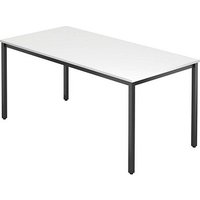 HAMMERBACHER Konferenztisch VDQ16 weiß rechteckig, Vierkantrohr schwarz, 160,0 x 80,0 x 72,0 cm HAMMERBACHER Konferenztisch VDQ16 weiß rechteckig, Vierkantrohr schwarz, 160,0 x 80,0 x 72,0 cm von HAMMERBACHER