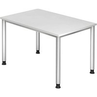 HAMMERBACHER Orbis höhenverstellbarer Schreibtisch weiß rechteckig, 4-Fuß-Gestell silber 120,0 x 80,0 cm HAMMERBACHER Orbis höhenverstellbarer Schreibtisch weiß rechteckig, 4-Fuß-Gestell silber 120,0 x 80,0 cm von HAMMERBACHER