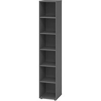 HAMMERBACHER Aktenregal Popular grafit 40,0 x 40,0 x 215,6 cm HAMMERBACHER Aktenregal Popular grafit 40,0 x 40,0 x 215,6 cm von HAMMERBACHER