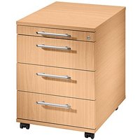 HAMMERBACHER Prokura Rollcontainer buche 4 Auszüge 42,8 x 58,0 x 59,0 cm HAMMERBACHER Prokura Rollcontainer buche 4 Auszüge 42,8 x 58,0 x 59,0 cm von HAMMERBACHER