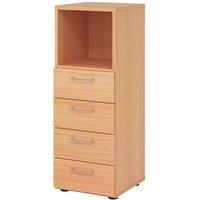 HAMMERBACHER Regalschrank 934S4 Popular, V934S4/6/6/BS buche 40,0 x 42,0 x 110,0 cm, 1 St. von HAMMERBACHER