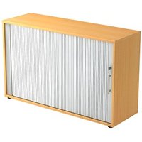HAMMERBACHER Rollladenschrank buche, silber 1 Fachboden 120,0 x 40,0 x 74,8 cm HAMMERBACHER Rollladenschrank buche, silber 1 Fachboden 120,0 x 40,0 x 74,8 cm von HAMMERBACHER
