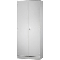 HAMMERBACHER Aktenschrank Savona, V6100/5/5/SG lichtgrau 4 Fachböden 80,0 x 42,0 x 200,4 cm von HAMMERBACHER