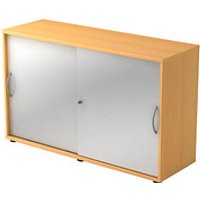 HAMMERBACHER Schiebetürenschrank 1752S, V1752S/6/S/BM buche, silber 1 Fachboden 120,0 x 40,0 x 74,8 cm HAMMERBACHER Schiebetürenschrank 1752S, V1752S/6/S/BM buche, silber 1 Fachboden 120,0 x 40,0 x 74,8 cm von HAMMERBACHER