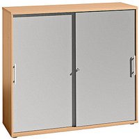 HAMMERBACHER Schiebetürenschrank, V1753S/6/S/RE buche, silber 2 Fachböden 120,0 x 40,0 x 110,0 cm HAMMERBACHER Schiebetürenschrank, V1753S/6/S/RE buche, silber 2 Fachböden 120,0 x 40,0 x 110,0 cm von HAMMERBACHER