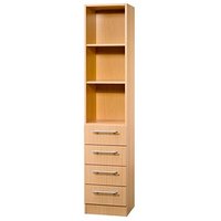 HAMMERBACHER Regalschrank Orbis, V7600/6/6/RE buche 40,6 x 42,0 x 200,4 cm HAMMERBACHER Regalschrank Orbis, V7600/6/6/RE buche 40,6 x 42,0 x 200,4 cm von HAMMERBACHER