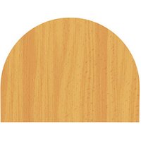 HAMMERBACHER Anbautisch höhenverstellbar Sira buche, silber halbrund 60,0 x 80,0 x 65,5 - 82,5 cm HAMMERBACHER Anbautisch höhenverstellbar Sira buche, silber halbrund 60,0 x 80,0 x 65,5 - 82,5 cm von HAMMERBACHER
