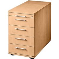 HAMMERBACHER Solid Standcontainer buche 5 Auszüge 42,8 x 80,0 x 72,0 - 76,0 cm HAMMERBACHER Solid Standcontainer buche 5 Auszüge 42,8 x 80,0 x 72,0 - 76,0 cm von HAMMERBACHER