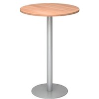 HAMMERBACHER Stehtisch nussbaum 80,0 x 80,0 x 111,6 cm von HAMMERBACHER