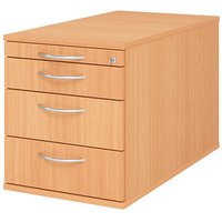 HAMMERBACHER TC30 Rollcontainer buche 4 Auszüge 42,8 x 80,0 x 51,2 cm HAMMERBACHER TC30 Rollcontainer buche 4 Auszüge 42,8 x 80,0 x 51,2 cm von HAMMERBACHER