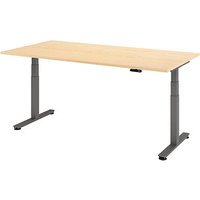 HAMMERBACHER XDSM2E elektrisch höhenverstellbarer Schreibtisch ahorn rechteckig, T-Fuß-Gestell grau 200,0 x 100,0 cm HAMMERBACHER XDSM2E elektrisch höhenverstellbarer Schreibtisch ahorn rechteckig, T-Fuß-Gestell grau 200,0 x 100,0 cm von HAMMERBACHER