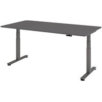 HAMMERBACHER XDSM2E elektrisch höhenverstellbarer Schreibtisch grafit rechteckig, T-Fuß-Gestell grau 200,0 x 100,0 cm HAMMERBACHER XDSM2E elektrisch höhenverstellbarer Schreibtisch grafit rechteckig, T-Fuß-Gestell grau 200,0 x 100,0 cm von HAMMERBACHER