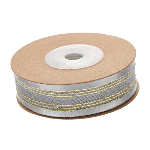 HAMPPLIES 1 Rolle Dekoband Satin Stoff Hochzeit Grün Verpackung Zeremonie Für Gold Braut Nähen Garn Grau HAMPPLIES 1 Rolle Dekoband Satin Stoff Hochzeit Grün Verpackung Zeremonie Für Gold Braut Nähen Garn Grau von HAMPPLIES