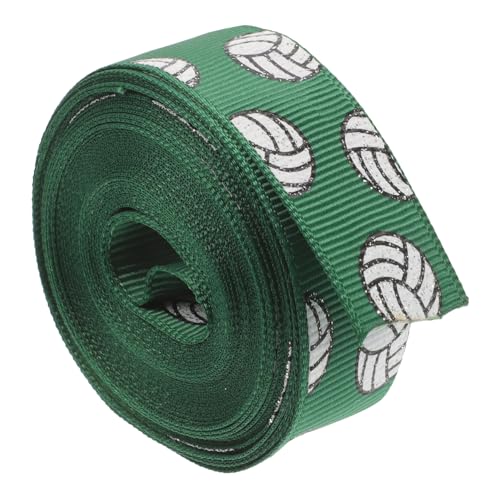 HAMPPLIES 1 Rolle Volleyball Geschenkband Sportbänder für Dekoration für DIY Handwerk Party und Hochzeit Strapazierfähiges Tiefgrünes Design mit Glatten Kanten HAMPPLIES 1 Rolle Volleyball Geschenkband Sportbänder für Dekoration für DIY Handwerk Party und Hochzeit Strapazierfähiges Tiefgrünes Design mit Glatten Kanten von HAMPPLIES