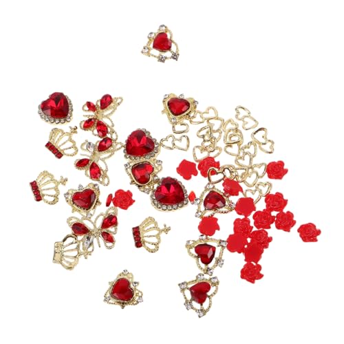 HAMPPLIES 1 Schachtel Alloy Nail Charms mit Funkelnden Strasssteinen in Herz Schmetterling und Krone Langlebige Nagelkunst Accessoires für DIY Maniküre Bastelverzierung und Vielseitige HAMPPLIES 1 Schachtel Alloy Nail Charms mit Funkelnden Strasssteinen in Herz Schmetterling und Krone Langlebige Nagelkunst Accessoires für DIY Maniküre Bastelverzierung und Vielseitige von HAMPPLIES