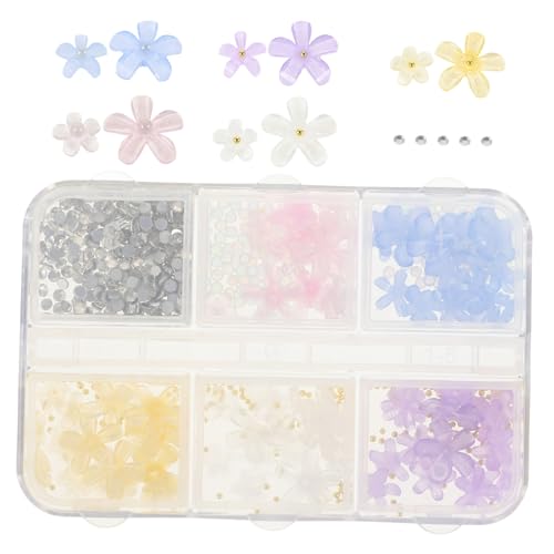 HAMPPLIES 1 Schachtel Blumen Nail Charms Nageldekorationen mit Bunten Blüten Langlebige Nail Art Zubehör für DIY Maniküre und Vielseitige Verzierung von Nägeln Handyhüllen Karten HAMPPLIES 1 Schachtel Blumen Nail Charms Nageldekorationen mit Bunten Blüten Langlebige Nail Art Zubehör für DIY Maniküre und Vielseitige Verzierung von Nägeln Handyhüllen Karten von HAMPPLIES