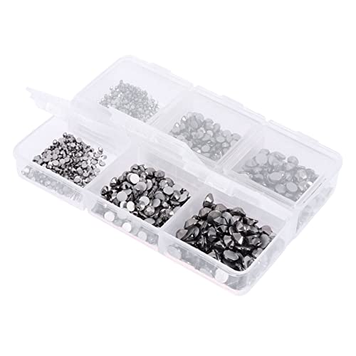 HAMPPLIES 1 Schachtel Glas Nagelrhinestone Schwarz Flacher Boden Verschiedene Langlebige Nagelkunst Dekoration Leichte Maniküre Pailletten für DIY Nail Art Fans und Profis HAMPPLIES 1 Schachtel Glas Nagelrhinestone Schwarz Flacher Boden Verschiedene Langlebige Nagelkunst Dekoration Leichte Maniküre Pailletten für DIY Nail Art Fans und Profis von HAMPPLIES