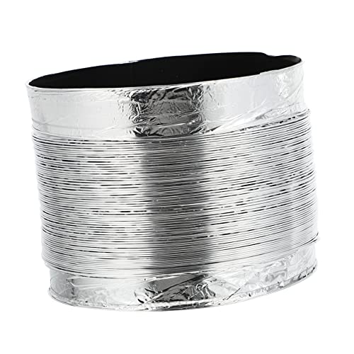 HAMPPLIES 1 Stück Flexibler Abluftschlauch Aluminiumfolie Doppellagig für Küchenschränke Hitzebeständig Langlebig für Ventilationssysteme und Dunstabzugshauben HAMPPLIES 1 Stück Flexibler Abluftschlauch Aluminiumfolie Doppellagig für Küchenschränke Hitzebeständig Langlebig für Ventilationssysteme und Dunstabzugshauben von HAMPPLIES