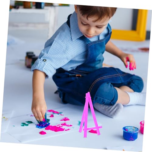 HAMPPLIES 10 Stück Kleines Teiliges Künstler Staffelei aus Kunststoff Staffelei für Zeichnungen Ausstellungen und Dekorationsprojekte HAMPPLIES 10 Stück Kleines Teiliges Künstler Staffelei aus Kunststoff Staffelei für Zeichnungen Ausstellungen und Dekorationsprojekte von HAMPPLIES