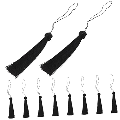 HAMPPLIES 10 Stück Quastendekoration Dekoratives Quasten Partydekorationen Heimdekoration Große Quasten Strassrand Quasten Basteln Rosa Quastengirlanddekorationen Stoff Schwarz Polyester HAMPPLIES 10 Stück Quastendekoration Dekoratives Quasten Partydekorationen Heimdekoration Große Quasten Strassrand Quasten Basteln Rosa Quastengirlanddekorationen Stoff Schwarz Polyester von HAMPPLIES