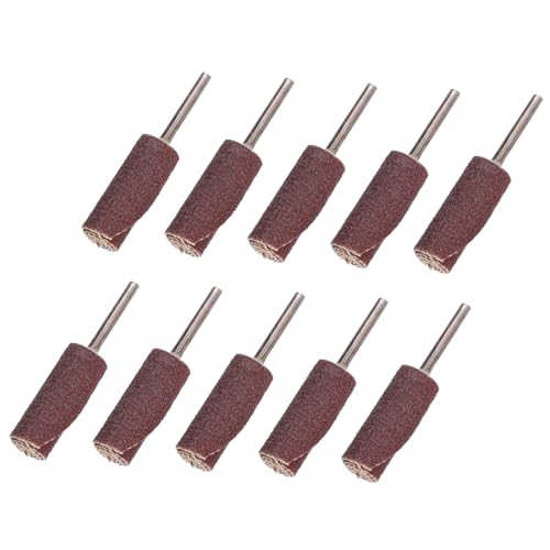 HAMPPLIES 10 Stück Teiliges Flap Wheel Zubehör Schleifpapier Sticks mit Stabilem Langlebigem Schleifkopf Vielseitig Einsetzbar für Handwerk Hartholz und Enge Professionelles Schleifen von HAMPPLIES