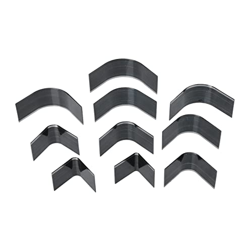 HAMPPLIES 10 Stück Teiliges Lederlocher Set für Handarbeiten Präzise Kantenschneider für Geldbörse Gürtel und Taschen für DIY Projekte und Professionelle Lederverarbeitung von HAMPPLIES