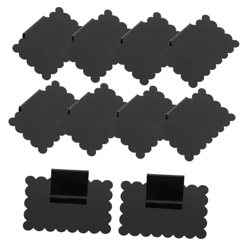 HAMPPLIES 10 Stück Teiliges Wiederverwendbare Etikettenhalter aus PVC Abwischbare Schwarze Label Clips für Körbe und Aufbewahrungsboxen Leicht Robust zum Beschriften und Organisieren im HAMPPLIES 10 Stück Teiliges Wiederverwendbare Etikettenhalter aus PVC Abwischbare Schwarze Label Clips für Körbe und Aufbewahrungsboxen Leicht Robust zum Beschriften und Organisieren im von HAMPPLIES