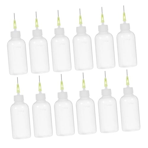 HAMPPLIES 12 Stück Präzisions Glue Dispenser Flaschen mit Feiner Nadelspitze Nachfüllbare Quetschflaschen für DIY Bastelarbeiten Holzleim Modellbau und Präzises Kleben HAMPPLIES 12 Stück Präzisions Glue Dispenser Flaschen mit Feiner Nadelspitze Nachfüllbare Quetschflaschen für DIY Bastelarbeiten Holzleim Modellbau und Präzises Kleben von HAMPPLIES