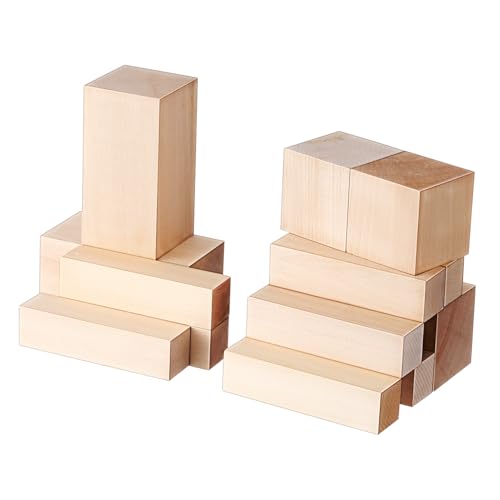 HAMPPLIES 13 Stück Teiliges Basswood Schnitzholz Unbehandelte Rechteckblöcke in Verschiedenen Vielseitig für Holzschnitzen Basteln und Whittling für Anfänger und Kreative Diy-projekte HAMPPLIES 13 Stück Teiliges Basswood Schnitzholz Unbehandelte Rechteckblöcke in Verschiedenen Vielseitig für Holzschnitzen Basteln und Whittling für Anfänger und Kreative Diy-projekte von HAMPPLIES