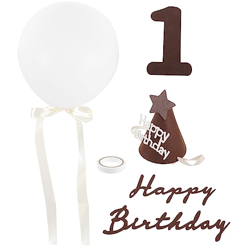 HAMPPLIES 1satz Kindergeburtstag Dekoration Mit Ballons Und Aufklebern Einfache Party-layout-accessoires Für Geburtstag Für Und Feiern von HAMPPLIES