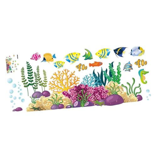 HAMPPLIES 2 Stück Unterwasserwelt Wandtattoo Kinderzimmer Wandaufkleber Dekorativ Rückstandsfrei Sicher Langlebig für Schlafzimmer Wohnraum Cafés Bars HAMPPLIES 2 Stück Unterwasserwelt Wandtattoo Kinderzimmer Wandaufkleber Dekorativ Rückstandsfrei Sicher Langlebig für Schlafzimmer Wohnraum Cafés Bars von HAMPPLIES