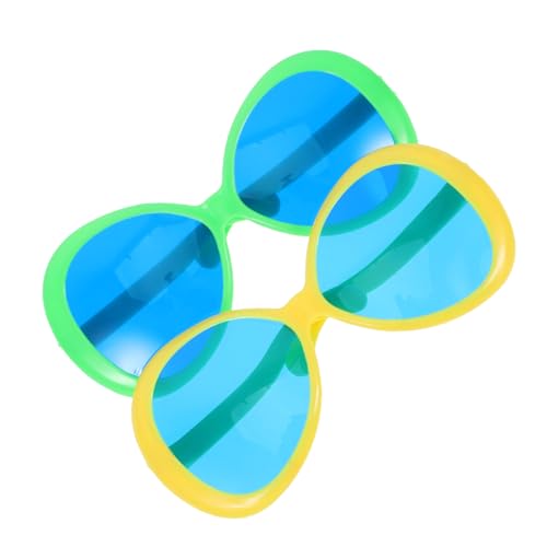 HAMPPLIES 2 Stücke Übergroße Hawaii Stil Sonnenbrillen Lustige Strand und Pool Party Requisiten für Fotos Sommer Geburtstags Dekorationen Auffällige Accessoires für Hawaiian Luau Feiern HAMPPLIES 2 Stücke Übergroße Hawaii Stil Sonnenbrillen Lustige Strand und Pool Party Requisiten für Fotos Sommer Geburtstags Dekorationen Auffällige Accessoires für Hawaiian Luau Feiern von HAMPPLIES