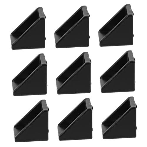 HAMPPLIES 20 Stück Aluminium Eckverbindung Halterungen für Aluprofile Stabiler Eckverbinder für Kreative Projekte Schwarz Passend für Nut HAMPPLIES 20 Stück Aluminium Eckverbindung Halterungen für Aluprofile Stabiler Eckverbinder für Kreative Projekte Schwarz Passend für Nut von HAMPPLIES
