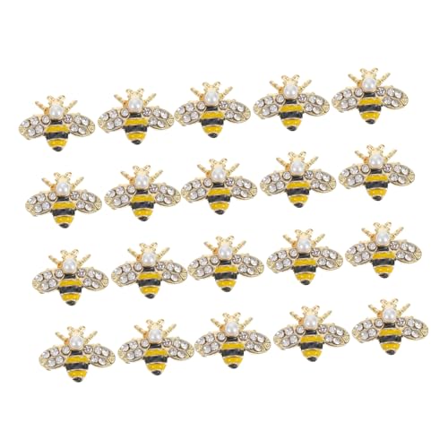 HAMPPLIES 20 Stück Bienenform Nagel Charms Nagelkunst Dekorationen Legierung Diy Nail Ornaments für Kreative Maniküre und Festliche Anlässe HAMPPLIES 20 Stück Bienenform Nagel Charms Nagelkunst Dekorationen Legierung Diy Nail Ornaments für Kreative Maniküre und Festliche Anlässe von HAMPPLIES