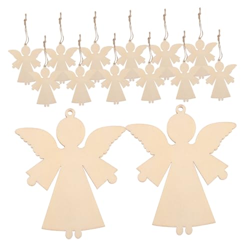 HAMPPLIES 20 Stück Holzanhänger zum Bemalen Naturbelassene Holzscheiben Diy Bastelset Weihnachtsbaumschmuck Handliche Holzstücke für Kreative Dekoration HAMPPLIES 20 Stück Holzanhänger zum Bemalen Naturbelassene Holzscheiben Diy Bastelset Weihnachtsbaumschmuck Handliche Holzstücke für Kreative Dekoration von HAMPPLIES