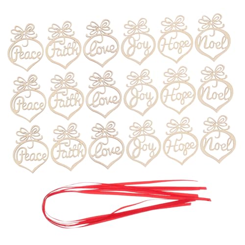 HAMPPLIES 24 Stück Teiliges Unvollendete Holzscheiben mit Hohlmuster Leichte Hölzerne Hängeornamente für DIY Weihnachtsdeko Bastelprojekte Baumdekoration Natürliche Holzspäne für Kreative HAMPPLIES 24 Stück Teiliges Unvollendete Holzscheiben mit Hohlmuster Leichte Hölzerne Hängeornamente für DIY Weihnachtsdeko Bastelprojekte Baumdekoration Natürliche Holzspäne für Kreative von HAMPPLIES