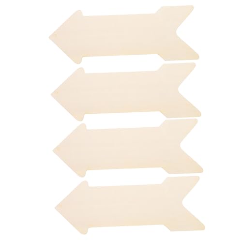 HAMPPLIES 4 Stück Pfeilornamente aus Holz Basteln im Freien unbemalt Bogen Flügel Decoupage-Papier unfertige Pfeile leere Schilder Handwerk Holzhandwerksvorräte Holzschild leer hölzern Beige HAMPPLIES 4 Stück Pfeilornamente aus Holz Basteln im Freien unbemalt Bogen Flügel Decoupage-Papier unfertige Pfeile leere Schilder Handwerk Holzhandwerksvorräte Holzschild leer hölzern Beige von HAMPPLIES