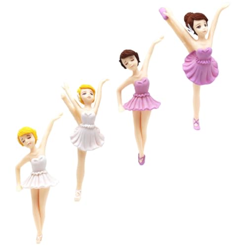 HAMPPLIES 4 Stück Teiliges Ballerina Cake Topper Weiße und Tortendeko Figuren Geburtstagskuchen Dekoration Niedliche Ballett Mädchen Ornamente für Party und Backen HAMPPLIES 4 Stück Teiliges Ballerina Cake Topper Weiße und Tortendeko Figuren Geburtstagskuchen Dekoration Niedliche Ballett Mädchen Ornamente für Party und Backen von HAMPPLIES