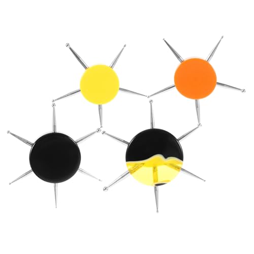 HAMPPLIES 4 Stück Teiliges Maniküre Punktierwerkzeuge für Frauen Wiederverwendbare Nail Art Dotting Tools mit Verschiedenen Spitzen Robustes Design für Acryl Nagelkunst für DIY Nail Salon von HAMPPLIES