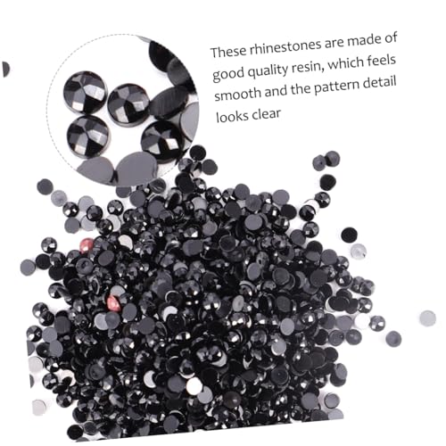 HAMPPLIES 48 Stück Teiliges Resin Rhinestone Runde Flache Strasssteine für Kreuzstich Schmuckherstellung DIY Bastelverzierung in Farben Hochwertige Kunstharz Steine für Kleidung und von HAMPPLIES