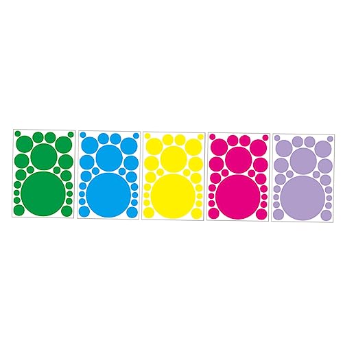 HAMPPLIES 5 Blätter Teiliges Runde Wandsticker Farben Selbstklebend Abziehbar für Kinderzimmer Spielzimmer Glatte Oberflächen Einfache Dekoration von Wänden Türen Fenstern HAMPPLIES 5 Blätter Teiliges Runde Wandsticker Farben Selbstklebend Abziehbar für Kinderzimmer Spielzimmer Glatte Oberflächen Einfache Dekoration von Wänden Türen Fenstern von HAMPPLIES