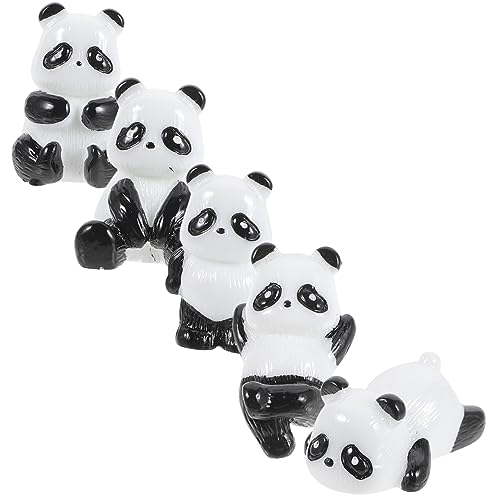 HAMPPLIES 5 Stück Nette kleine Panda -Accessoires kleine Tierfiguren Mini Panda-Skulptur Garten-Panda- süße Figuren Panda-Kuchendekorationen Plastikfiguren winzige Figuren Harz HAMPPLIES 5 Stück Nette kleine Panda -Accessoires kleine Tierfiguren Mini Panda-Skulptur Garten-Panda- süße Figuren Panda-Kuchendekorationen Plastikfiguren winzige Figuren Harz von HAMPPLIES