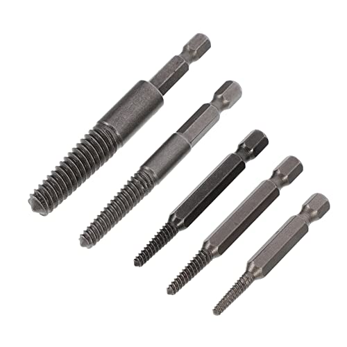 HAMPPLIES 5 Stück Teiliges Schrauben Ausdreher für Beschädigte Schrauben Hochwertige Extractor Bohrer für Heimwerker und Profis HAMPPLIES 5 Stück Teiliges Schrauben Ausdreher für Beschädigte Schrauben Hochwertige Extractor Bohrer für Heimwerker und Profis von HAMPPLIES