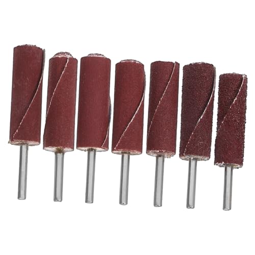 HAMPPLIES 7 Stück Teiliges Schleifhülsen mit Schleifvlies für Bohrmaschine Schleiftrommeln aus Langlebigem Sandpapier Vielseitig für Metall Holz Kunststoff und Schmuckpolitur Effizientes HAMPPLIES 7 Stück Teiliges Schleifhülsen mit Schleifvlies für Bohrmaschine Schleiftrommeln aus Langlebigem Sandpapier Vielseitig für Metall Holz Kunststoff und Schmuckpolitur Effizientes von HAMPPLIES