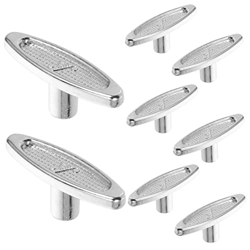 HAMPPLIES 8 Stück Teiliges T Förmiger Winder Schlüssel für Spieluhren Ersatzteile für Musikboxen Diy Zubehör für Aufziehspielzeuge und Schmuck Silberfarben HAMPPLIES 8 Stück Teiliges T Förmiger Winder Schlüssel für Spieluhren Ersatzteile für Musikboxen Diy Zubehör für Aufziehspielzeuge und Schmuck Silberfarben von HAMPPLIES