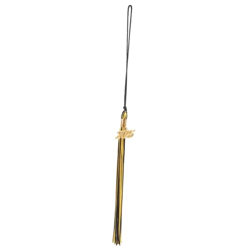 HAMPPLIES Abschlusskappen Quaste Anhänger Charm Polyester Verzierungen für Abschlussfeier Diy Dekorationen Langlebige Abschluss Hut Accessoires von HAMPPLIES