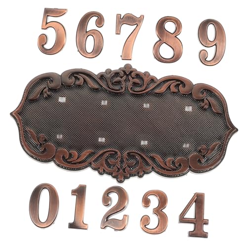 HAMPPLIES Antike Türschild Hausnummer aus Langlebigem Material Kreative Wandnummer für Wohnanlagen Büros und Villen Sichtbar Wetterbeständig Vintage Design mit Ziffern HAMPPLIES Antike Türschild Hausnummer aus Langlebigem Material Kreative Wandnummer für Wohnanlagen Büros und Villen Sichtbar Wetterbeständig Vintage Design mit Ziffern von HAMPPLIES