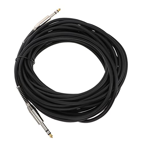 HAMPPLIES Audiokabel für Gitarre Langlebiges Lautsprecherkabel Geeignet für Gitarre Mikrofon und Recording Schwarz mit Vergoldeten Steckern HAMPPLIES Audiokabel für Gitarre Langlebiges Lautsprecherkabel Geeignet für Gitarre Mikrofon und Recording Schwarz mit Vergoldeten Steckern von HAMPPLIES